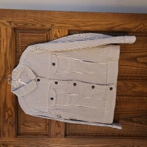 Lulu B Striped linen jacket